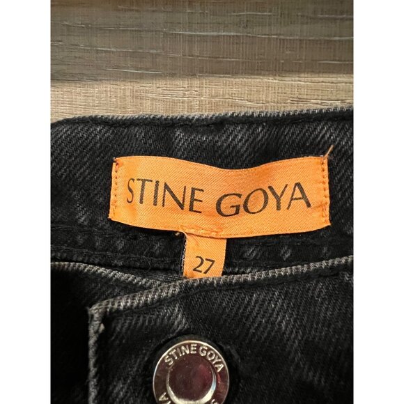 STINE GOYA Paul, 1909 Denim - Wide leg black jeans size 27 NWOT - Picture 6 of 13